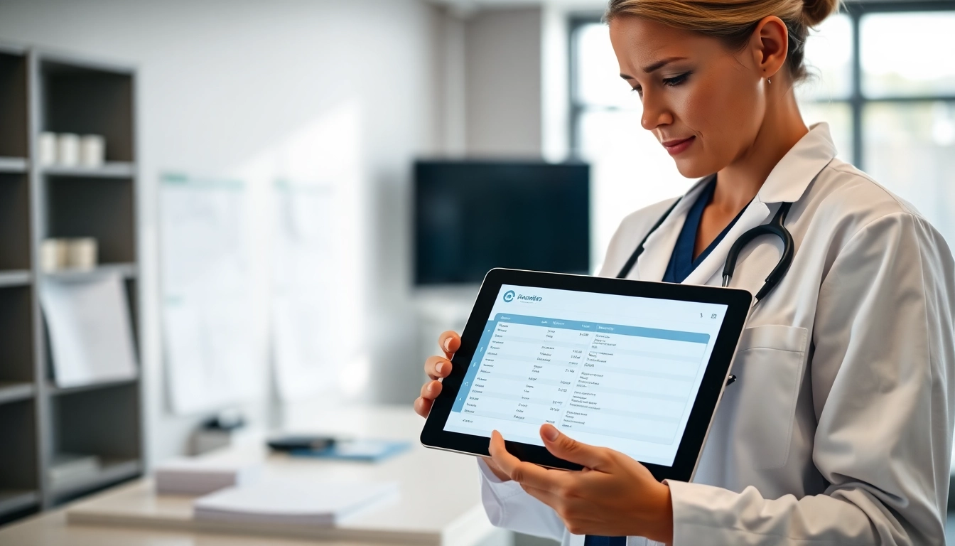 Implementing integrating eprescribing systems by healthcare provider in modern medical office.